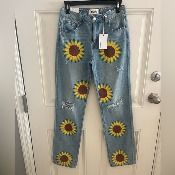 NWT Tricot Sunflower Jeans Sz 25 - Picture 1 of 7